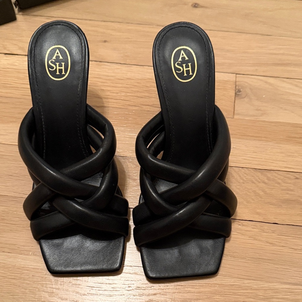 Ash Women's Black Strappy Heels size 37